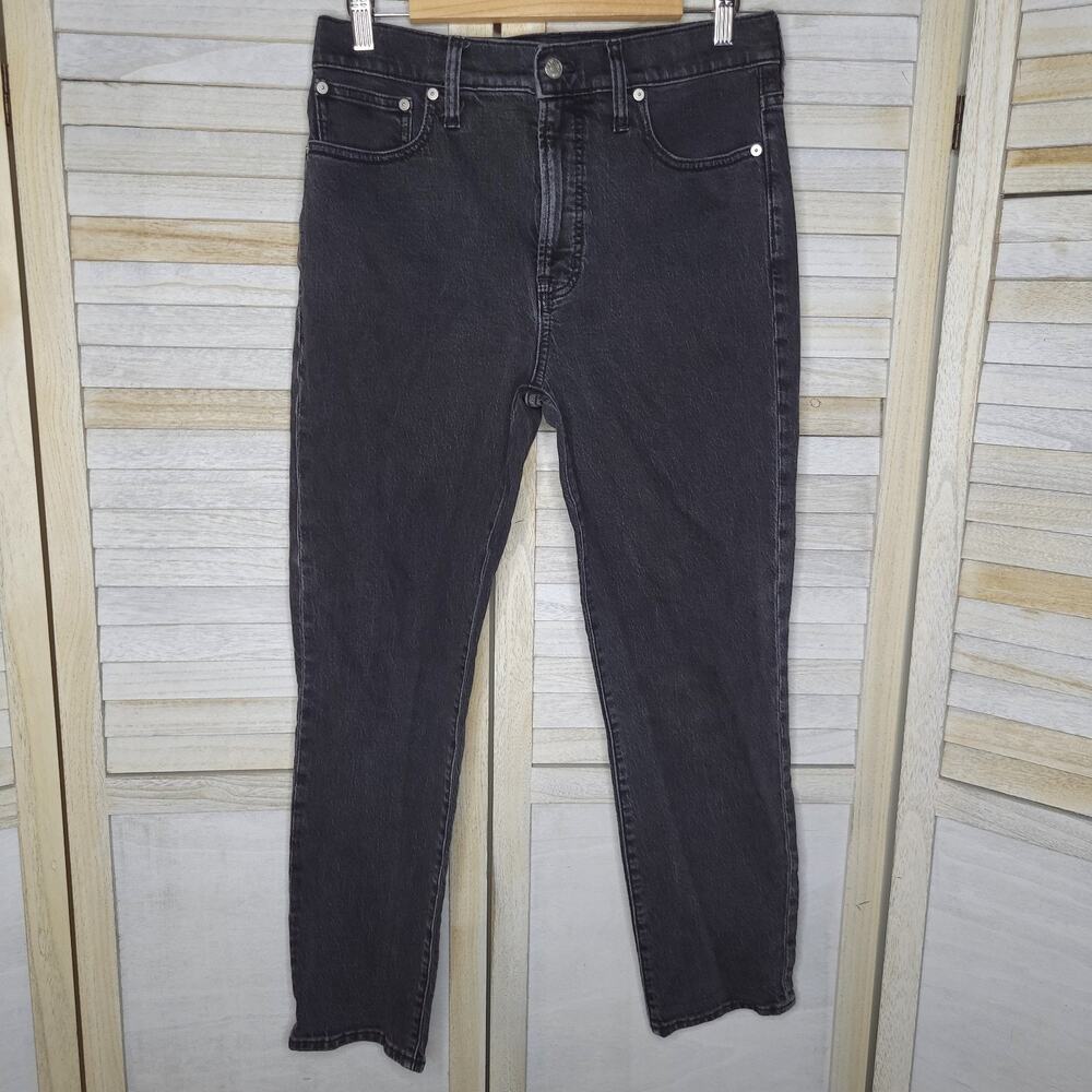 Madewell Jeans Womens 29 (32x28) Black Stretch Denim The Perfect Vintage Jean 32 - Picture 8 of 8